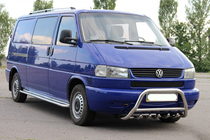 Volkswagen T4 Transporter 1990-2003 Frontbügel WT003 60mm Edelstahl 50mm, mit Schriftzug Foto 4