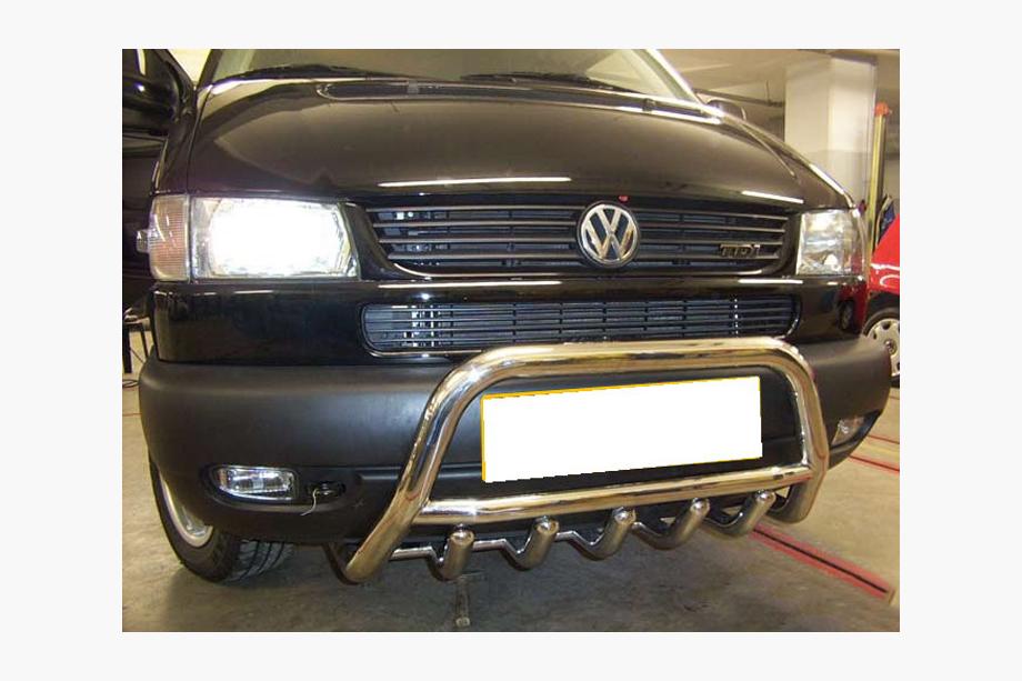 Volkswagen T4 Transporter 1990-2003 Frontbügel WT003 60mm Edelstahl 50mm, ohne Schriftzug Foto 10