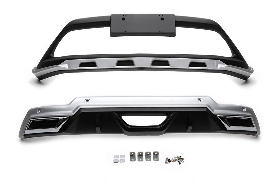 Toyota C-HR 2016-2023 Front- und Hecklippe V1 (2 Stk, Kunststoff) Image