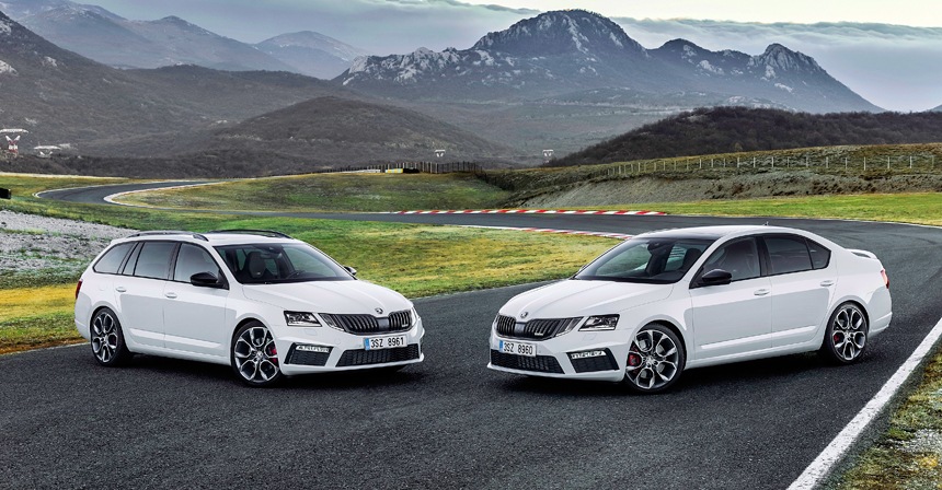 Übersicht der Skoda Octavia RS 2017