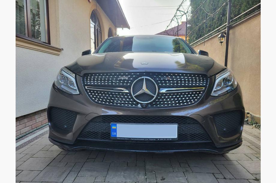 Mercedes GLE coupe C292 2015-2019 Tuning Kühlergrill (Diamond Silver) Image