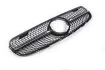 Mercedes GLC coupe C253 2016-2023 Frontgrill Diamond Black (2015-2019) Foto 4