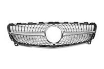 Mercedes A-сlass W176 2012-2018 Frontgrill Diamond Silber (2015-2018) Foto 4