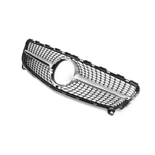Frontgrill Diamond Silber (2015-2018) Mercedes A-сlass W176 2012-2018 Foto 3