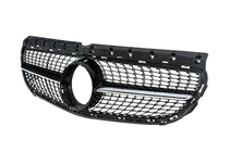 Mercedes B-class W246 2011-2018 Frontgrill Diamond Black (2015-2018) Foto 4