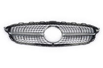 Mercedes C-class W205 2014-2021 Frontgrill Diamond Silber (für Avantgarde/AMG-Line/C43 AMG) 2018+, mit Kamera Foto 10