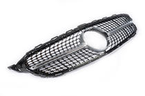 Mercedes C-class W205 2014-2021 Frontgrill Diamond Silber (für Avantgarde/AMG-Line/C43 AMG) 2018+, mit Kamera Foto 12