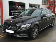 Mercedes C-class W205 2014-2021 Frontgrill Diamond Silber (für Avantgarde/AMG-Line/C43 AMG) 2018+, mit Kamera Foto 14