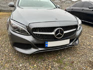 Mercedes C-class W205 2014-2021 Frontgrill Diamond Silber (für Avantgarde/AMG-Line/C43 AMG) 2018+, mit Kamera Foto 2