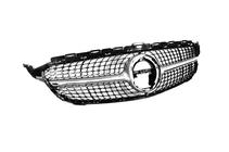 Mercedes C-class W205 2014-2021 Frontgrill Diamond Silber (für Avantgarde/AMG-Line/C43 AMG) 2018+, mit Kamera Foto 15