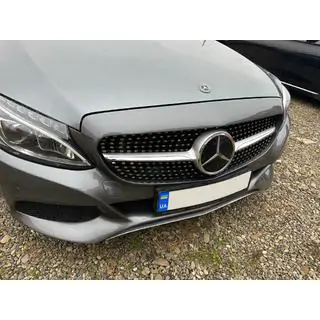 Frontgrill Diamond Silber (für Avantgarde/AMG-Line/C43 AMG)