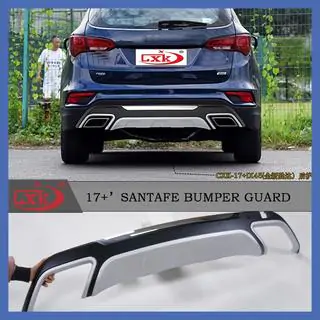 Front- und Heckstoßstangenabdeckungen (2016-2018) Hyundai Santa Fe 3 2012-2018 Foto 2