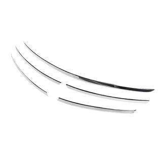 Chrom Kühlergrill Blenden (5 Stk., Edelstahl) Mercedes ML W164 2005-2011 Foto 3