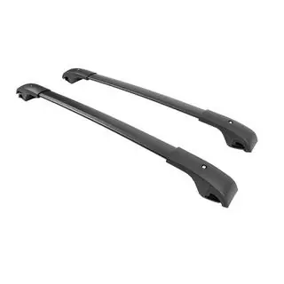 Dachträger-Querträger für Dachreling schwarz OEM (Aluminium) Foto 4