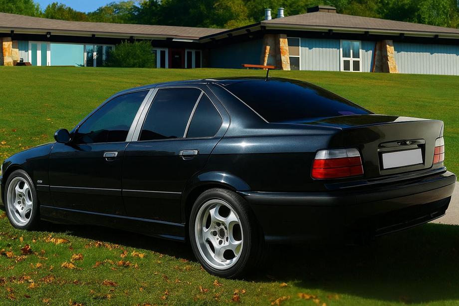 BMW 3 Series E36 1990-2000 Chrom Säulenverkleidung (Edelstahl) Image