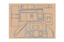 Volvo XC90 2002-2014 Armaturenbrett Abdeckungen Aluminium Foto 2