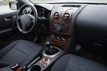 Nissan Qashqai 2007-2010 Armaturenbrett Abdeckungen Aluminium Foto 1