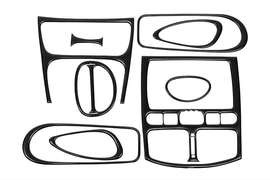 Hyundai Santa Fe 1 2000-2006 Armaturenbrett Abdeckungen Aluminium Image