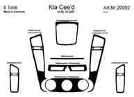 Kia Ceed 2007-2012 Armaturenbrett Abdeckungen (Meric) Aluminium Foto 5