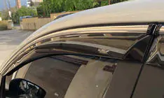Nissan Qashqai 2014-2021 Windabweiser mit Chromleiste (Niken, 4 Stk) Foto 2