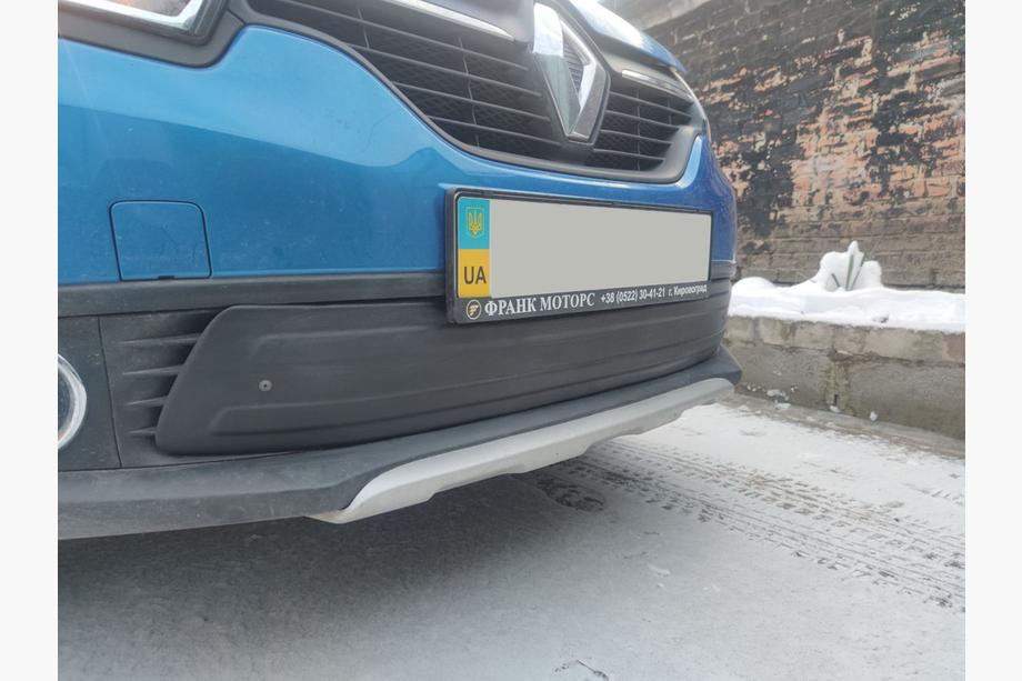 Renault Logan MCV 2013-2022 Winter Kühlergrill Abdeckung unten (2013-2015) Matt Foto 3