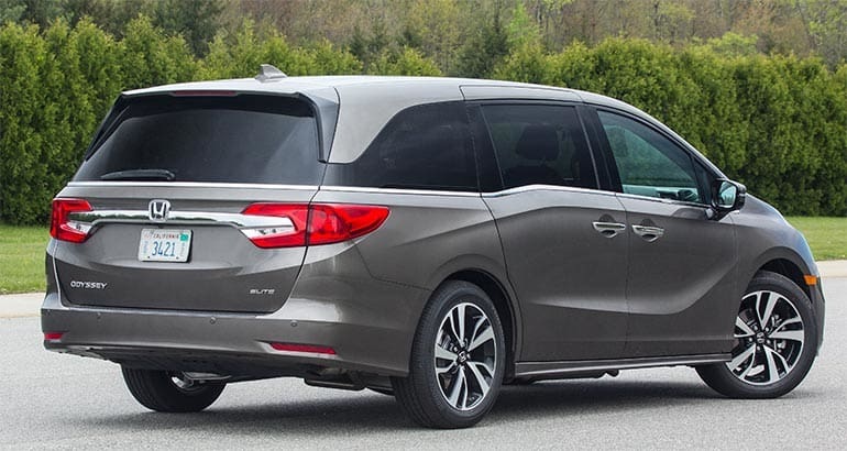 Übersicht der Minivan Honda Odyssey