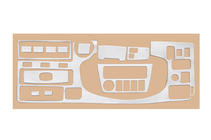 Toyota Rav 4 1996-2001 Armaturenbrett Abdeckungen Carbon Foto 3