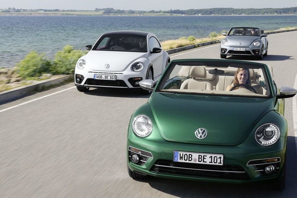 Der neue Volkswagen Beetle wird über Elektro-und Heckantrieb