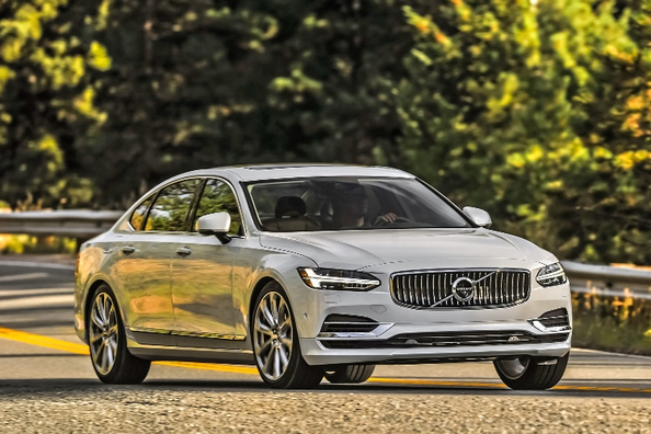 Übersicht der aktualisierten Limousine Volvo S90
