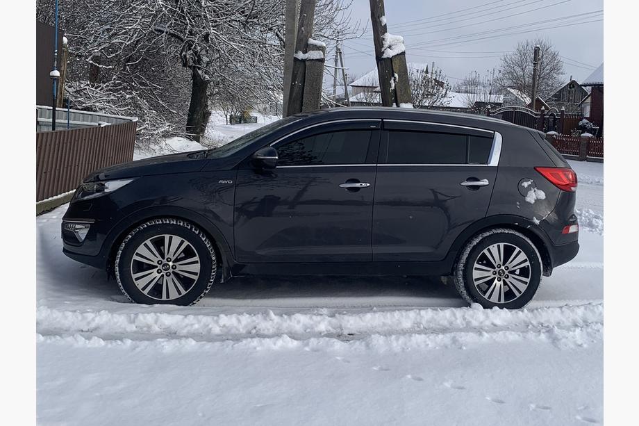 Kia Sportage 2010-2015 Windabweiser mit Chromleiste (4 Stk, Niken) Image