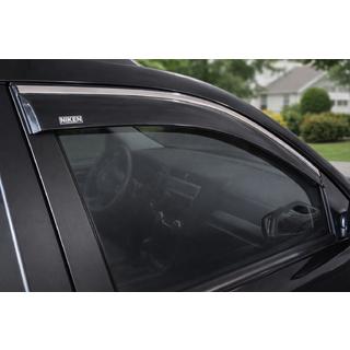 Windabweiser mit Chromleiste (4 Stk, Niken) Kia Sportage 2004-2010 Foto 3