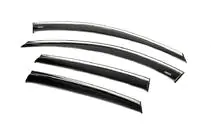 Chevrolet Captiva 2006-2019 Windabweiser mit Chromleiste (4 Stk, Niken) Foto 10