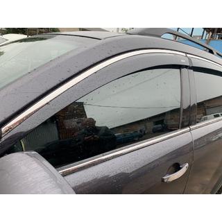 Windabweiser mit Chromleiste (4 Stk, Niken) Chevrolet Captiva 2006-2019 Foto 2