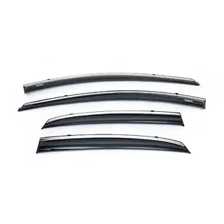 Windabweiser mit Chromleiste HB (4 Stk, Niken) Hyundai I-30 2012-2017 Foto 2