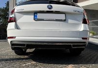 Skoda Octavia III A7 2013-2019 Heckdiffusor-Umrandung (2013-2017, Edelstahl) Foto 7