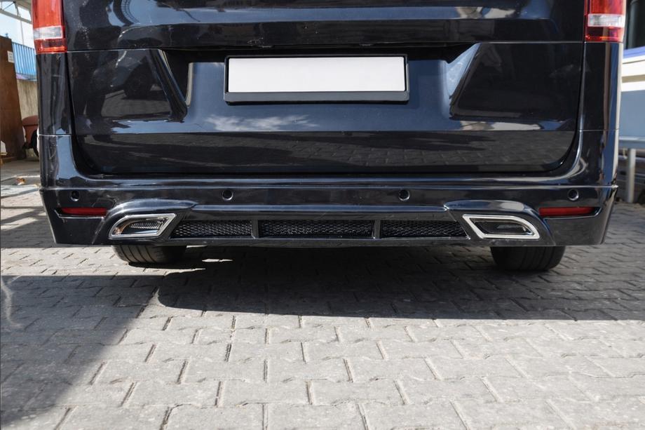 Mercedes Vito/V-class W447 2014- Heckstoßstangenabdeckung V2 (grundiert zum Lackieren) Image