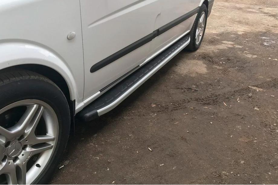 Mercedes Vito/V-class W447 2014- Seitenschweller Fullmond (2 Stk., Alu) Image
