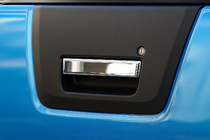 Nissan Navara 2006-2015 Kofferraumgriff Abdeckung Edelstahl Carmos - Türkischer Edelstahl Foto 1