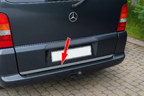 Mercedes Vito W638 1996-2003 Kofferraumleiste Edelstahl Foto 1