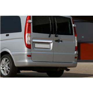 Chromleiste über dem Kennzeichen (2-Türer, Edelstahl) Mercedes Viano 2004-2014 Foto 4