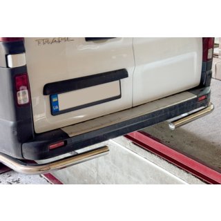 Hintere Eckschutzrohre (2 Stk., Edelstahl) Fiat Talento 2016- Foto 1