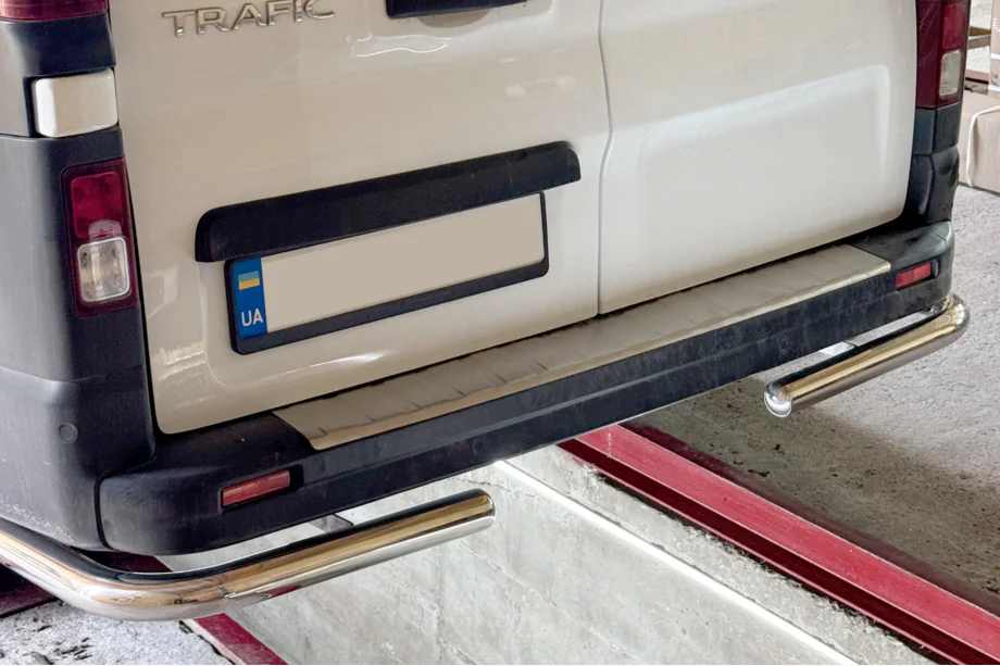 Fiat Talento 2016- Hintere Eckschutzrohre (2 Stk., Edelstahl) Image