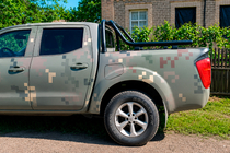 Isuzu D-Max 2011-2019 Überrollbügel für Karosserie (schwarz) Foto 4