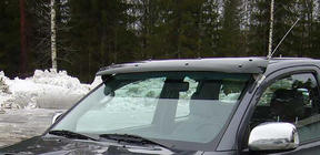 Mitsubishi L200 2006-2015 Frontscheiben-Sonnenblende (schwarz, am Rahmen) Foto 5