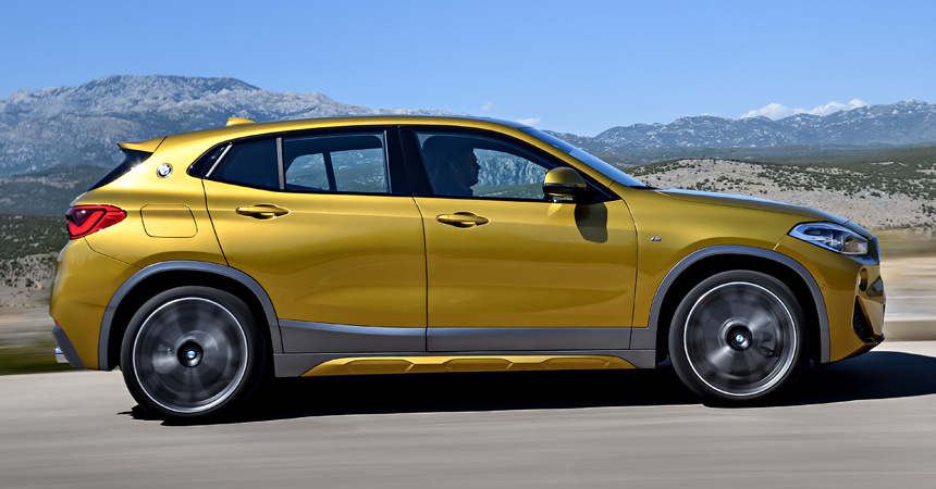 Bekanntschaft mit dem neuen Urban Crossover-BMW X2