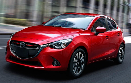 Übersicht über kompakte Fließheck Mazda 2