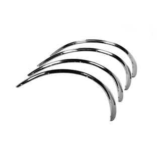 Radlaufverkleidungen (4 Stk, Edelstahl) Audi A4 B6 2000-2004 Foto 3
