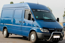 Mercedes Sprinter W901/902/903/904/905 1995–2006 Frontbügel WT004 (Edelstahl) Foto 4