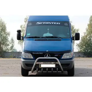 Frontbügel WT004 (Edelstahl) Mercedes Sprinter W901/902/903/904/905 1995–2006 Foto 1