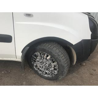 Radlaufverbreiterungen (4 Stk, schwarz) Fiat Doblo I 2005-2010 Foto 2